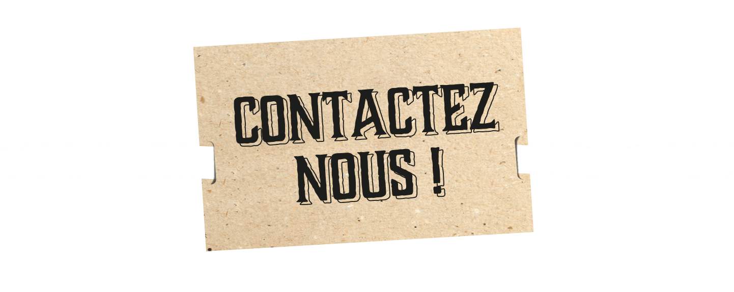 Panneau contactez-nous petit