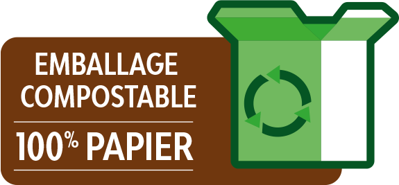 Emballage compostable 100% papier