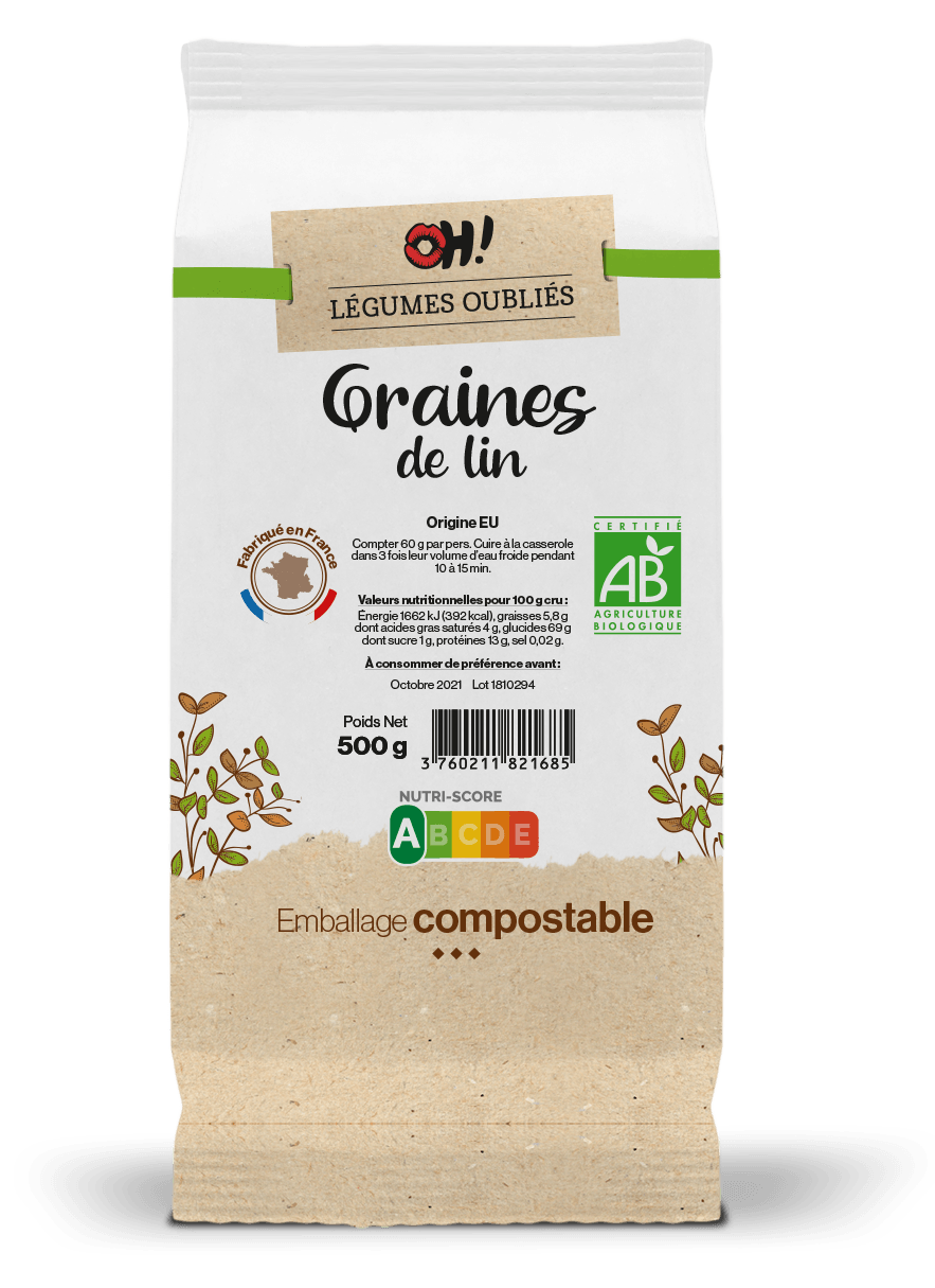 Graines de lin Oh ! Légumes oubliés