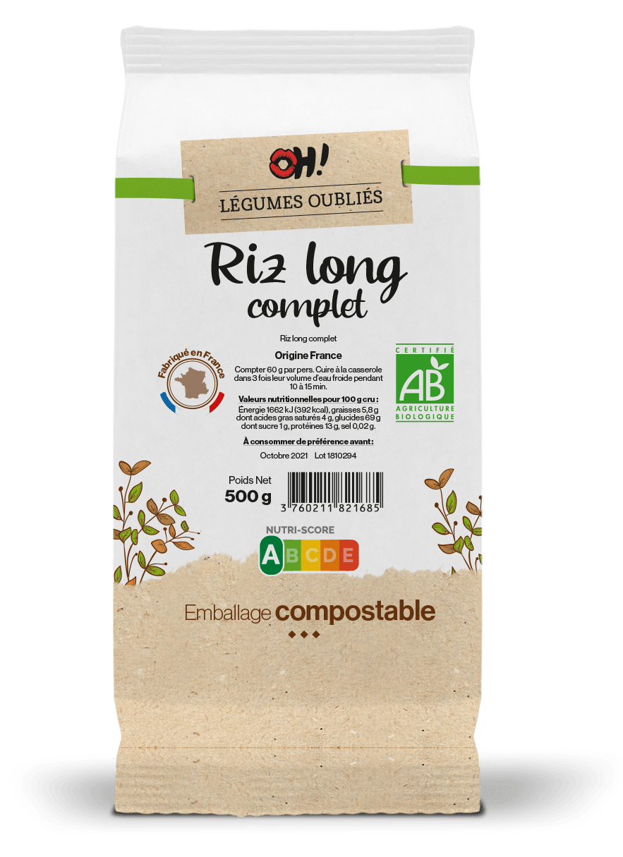 Riz long complet Oh ! Légumes oubliés