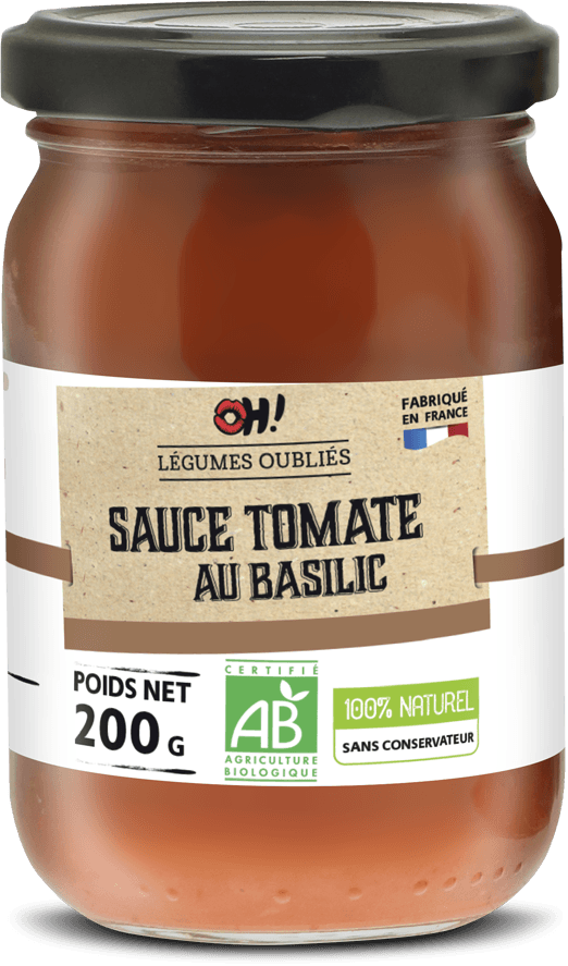 Sauce Tomate au basilic Oh! legumes oubliés